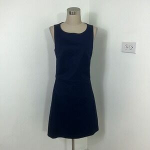 Gap Designed & Crafted Serena Sheath Dress Navy‎ Blue Sleeveless Career Workwear